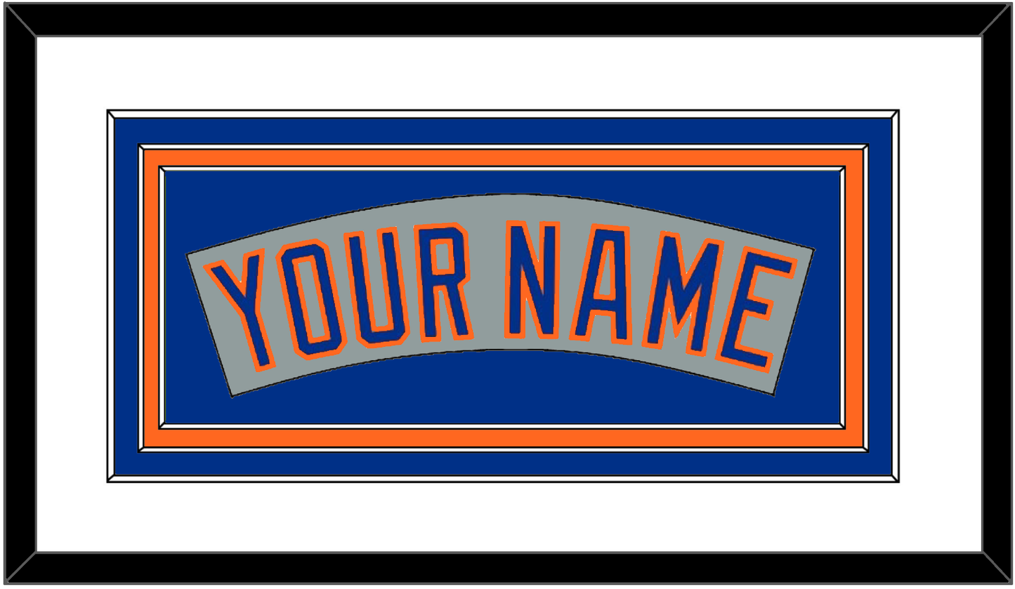 New York Nameplate - Road Gray (1982-1986) - Premier Tier 1