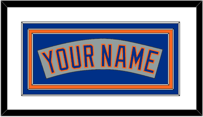 New York Nameplate - Road Gray (1982-1986) - Premier Tier 1