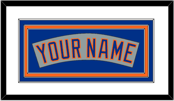 New York Nameplate - Road Gray (1982-1986) - Triple Mat 1