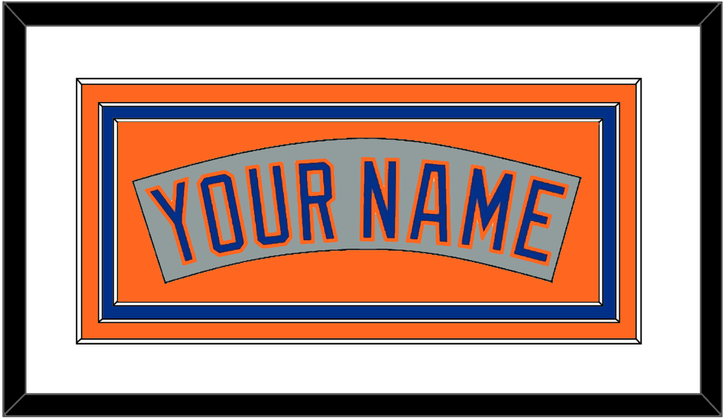 New York Nameplate - Road Gray (1982-1986) - Premier Tier 2