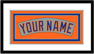 New York Nameplate - Road Gray (1982-1986) - Triple Mat 2