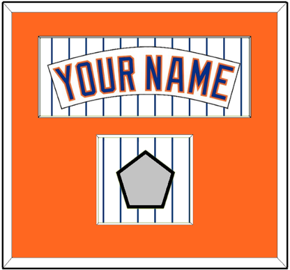 New York Nameplate & World Series Patch - Home Pinstripes (1983-1986) - Essential Tier 2
