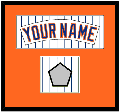New York Nameplate & World Series Patch - Home Pinstripes (1983-1986) - Essential Tier 2