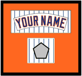 New York Nameplate & World Series Patch - Home Pinstripes (1983-1986) - Single Mat 2