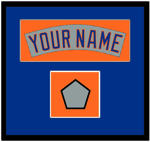 New York Nameplate & World Series Jersey Patch - Road Gray (1982-1986)- Essential Tier 3