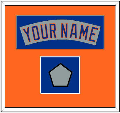New York Nameplate & World Series Jersey Patch - Road Gray (1982-1986)- Essential Tier 4
