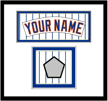 New York Nameplate & World Series Patch - Home Pinstripes (1983-1986) - Signature Tier 1