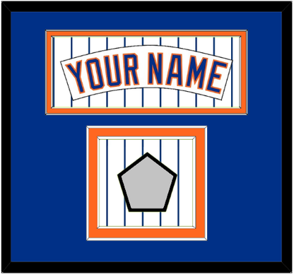 New York Nameplate & World Series Patch - Home Pinstripes (1983-1986) - Signature Tier 3