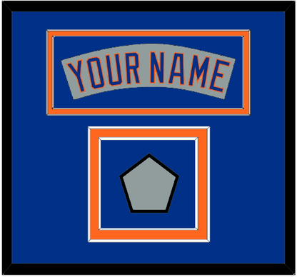 New York Nameplate & World Series Jersey Patch - Road Gray (1982-1986)- Signature Tier 3