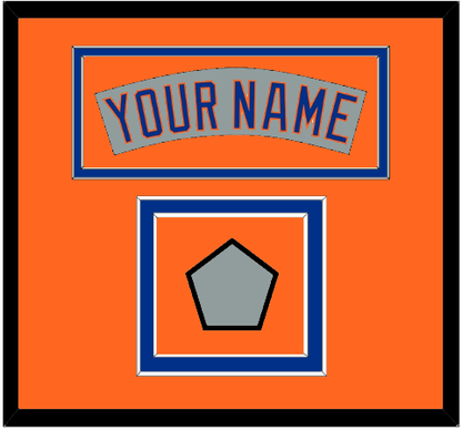 New York Nameplate & World Series Jersey Patch - Road Gray (1982-1986)- Signature Tier 4