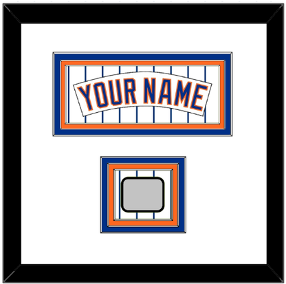 New York Nameplate & World Series Patch - Home Pinstripes (1983-1986) - Premier Tier 1