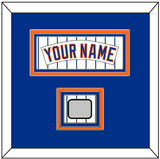 New York Nameplate & World Series Patch - Home Pinstripes (1983-1986) - Triple Mat 2