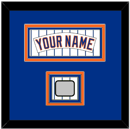 New York Nameplate & World Series Patch - Home Pinstripes (1983-1986) - Premier Tier 2