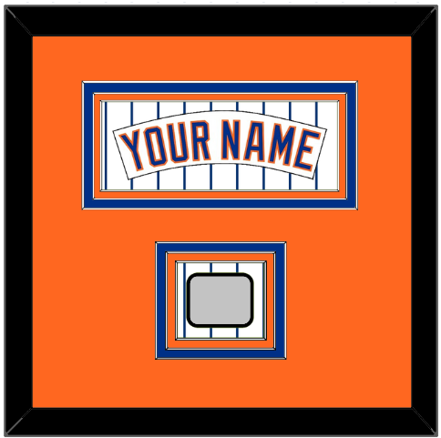 New York Nameplate & World Series Patch - Home Pinstripes (1983-1986) - Premier Tier 3