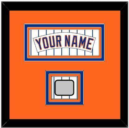New York Nameplate & World Series Patch - Home Pinstripes (1983-1986) - Premier Tier 3