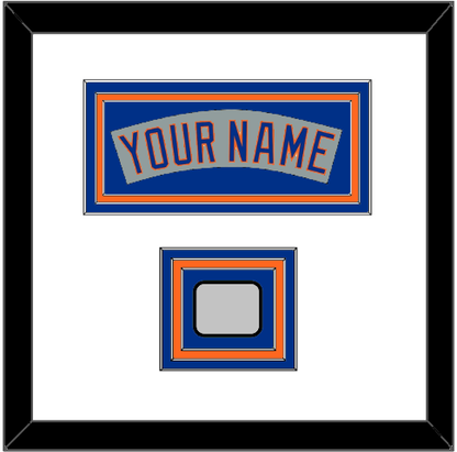 New York Nameplate & World Series Jersey Patch - Road Gray (1982-1986)- Premier Tier 1