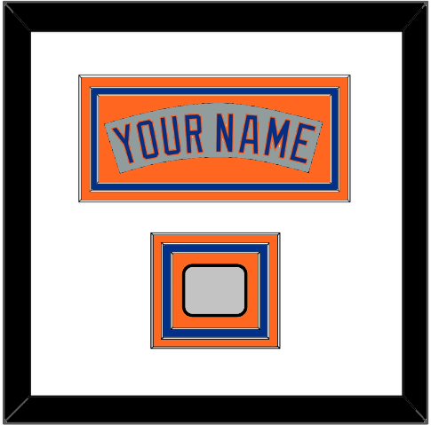 New York Nameplate & World Series Jersey Patch - Road Gray (1982-1986)- Premier Tier 2