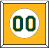 Oakland Number - Home White - Single Mat 2