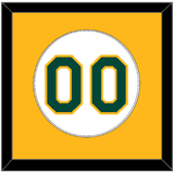 Oakland Number - Home White - Single Mat 2