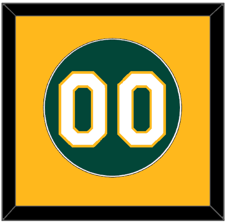 Oakland Number - Alternate Green - Essential Tier 2