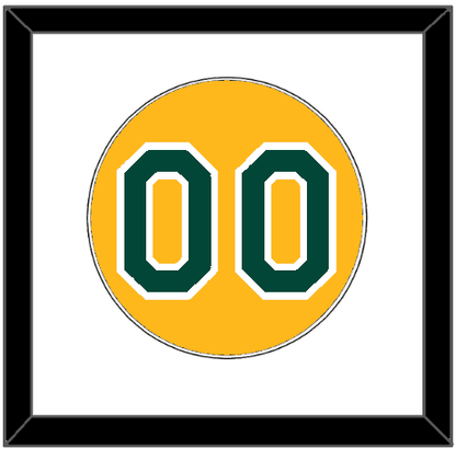 Oakland Number - Alternate Gold (2011-2018) - Essential Tier 1