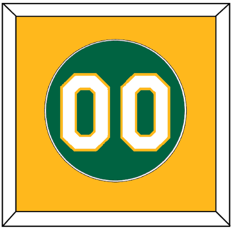 Oakland Number - Alternate Kelly Green - Single Mat 2