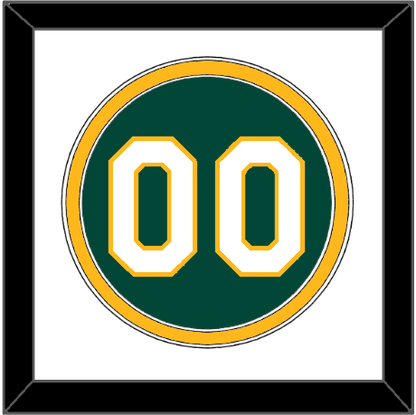 Oakland Number - Alternate Green - Signature Tier 1
