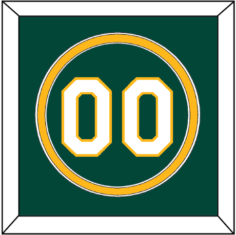 Oakland Number - Alternate Green - Double Mat 2