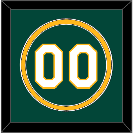Oakland Number - Alternate Green - Signature Tier 2