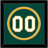 Oakland Number - Alternate Green - Double Mat 2