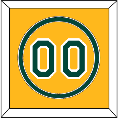 Oakland Number - Alternate Gold (2011-2018) - Signature Tier 2