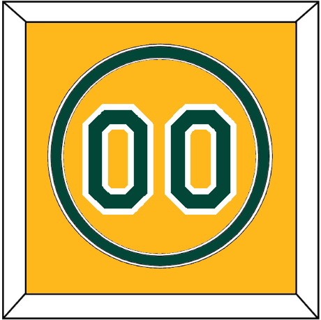 Oakland Number - Alternate Gold (2011-2018) - Signature Tier 2