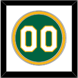 Oakland Number - Alternate Kelly Green - Double Mat 1