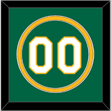 Oakland Number - Alternate Kelly Green - Double Mat 2