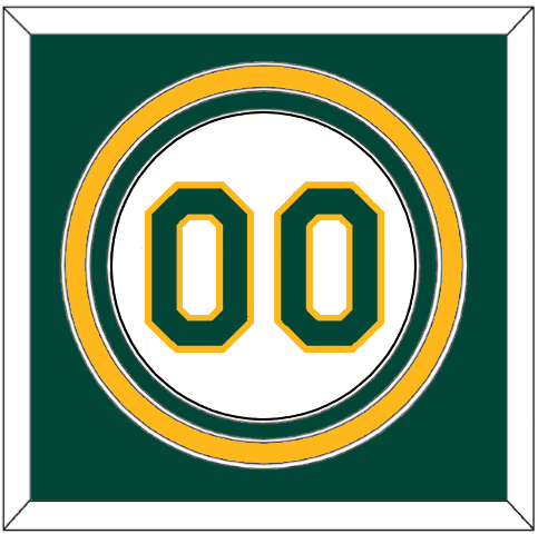 Oakland Number - Home White - Triple Mat 2