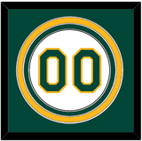 Oakland Number - Home White - Triple Mat 2