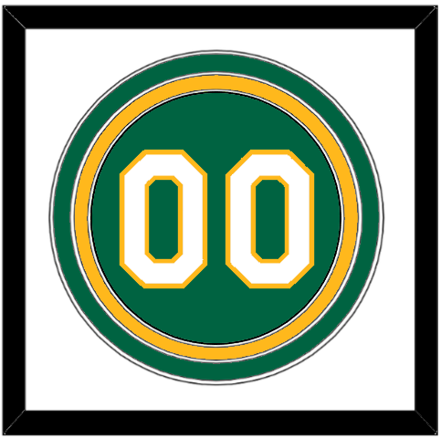 Oakland Number - Alternate Kelly Green - Triple Mat 1