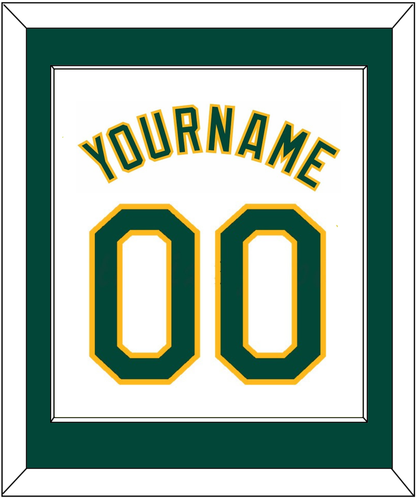 Oakland Name & Number - Home White - Essential Tier 1