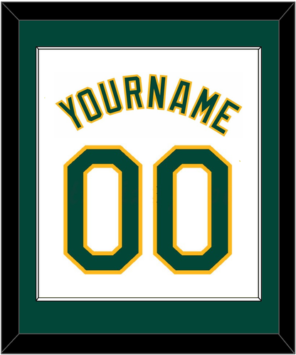Oakland Name & Number - Home White - Essential Tier 1