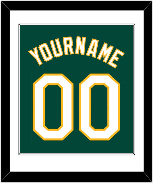 Oakland Name & Number - Alternate Green - Essential Tier 1
