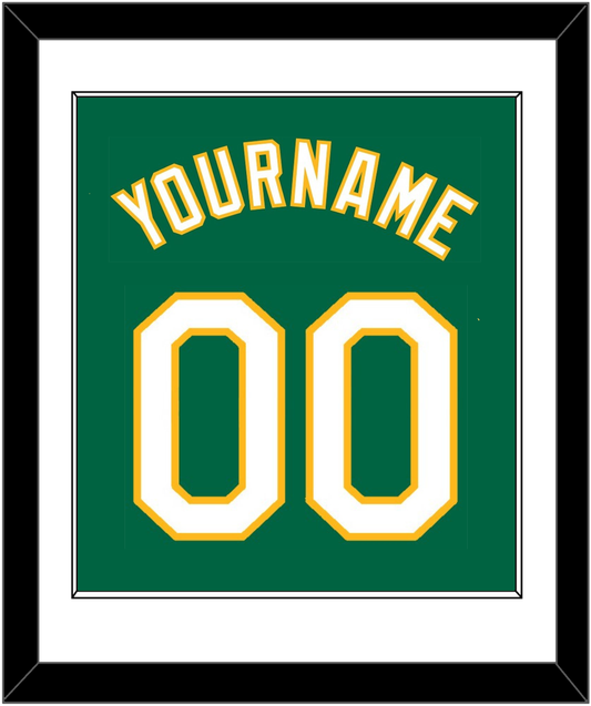 Oakland Name & Number - Alternate Kelly Green - Essential Tier 1