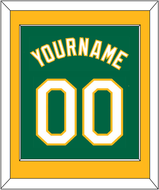 Oakland Name & Number - Alternate Kelly Green - Essential Tier 2