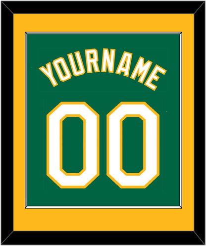 Oakland Name & Number - Alternate Kelly Green - Essential Tier 2