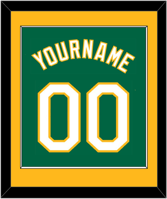 Oakland Name & Number - Alternate Kelly Green - Essential Tier 2