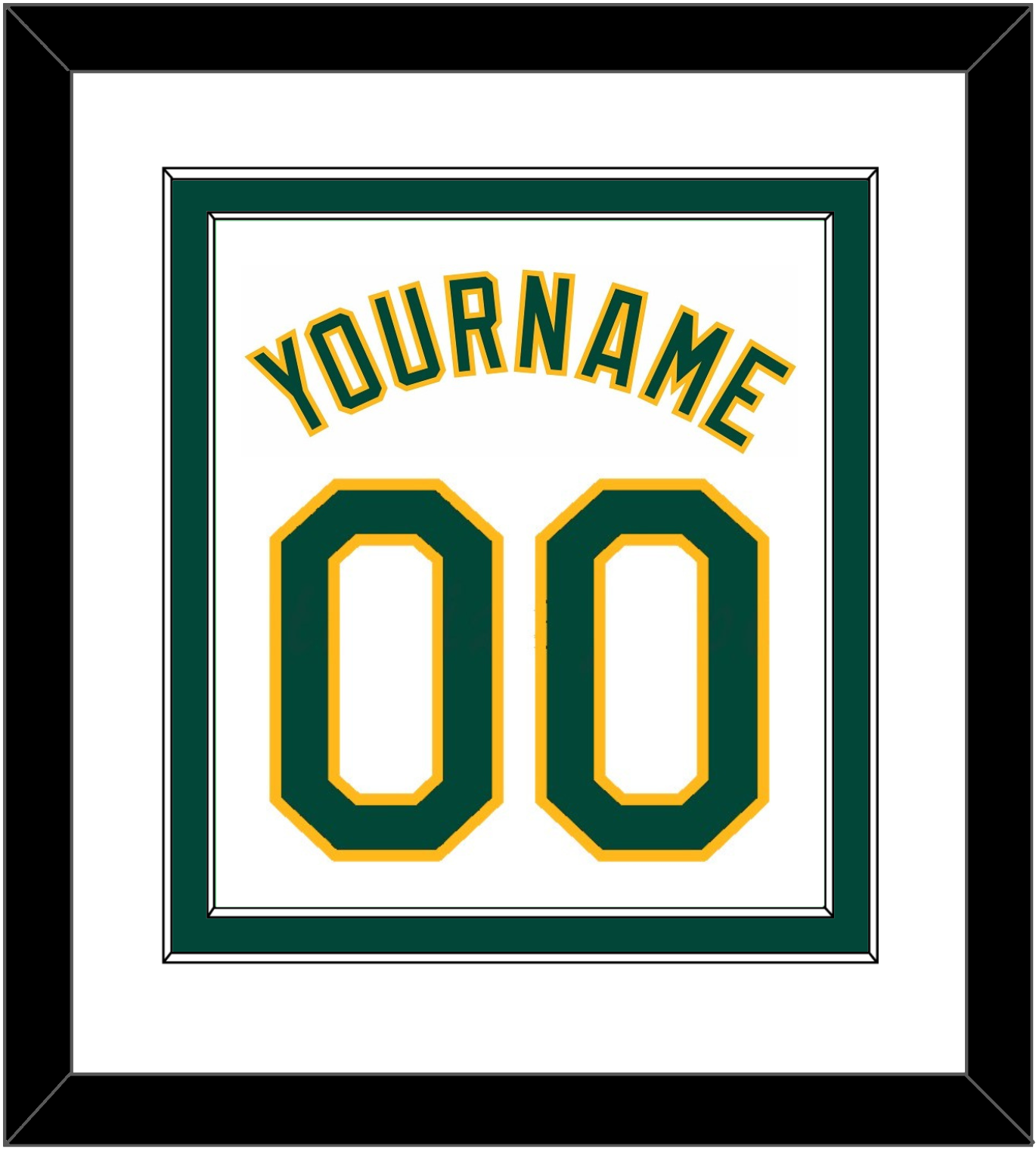 Oakland Name & Number - Home White - Signature Tier 1