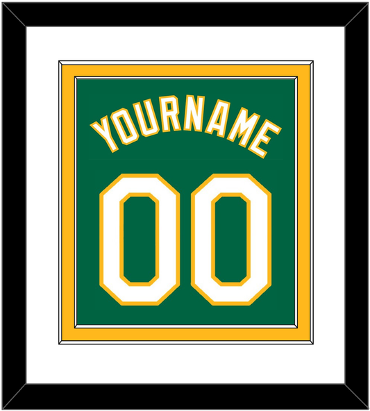 Oakland Name & Number - Alternate Kelly Green - Signature Tier 1