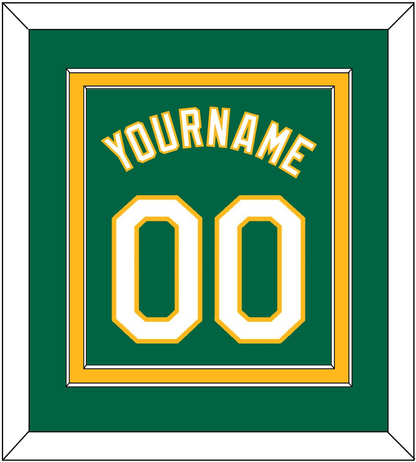 Oakland Name & Number - Alternate Kelly Green - Signature Tier 2
