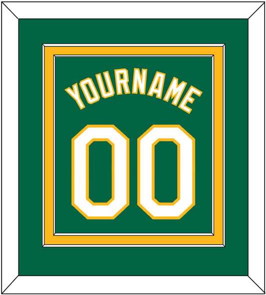 Oakland Name & Number - Alternate Kelly Green - Signature Tier 2