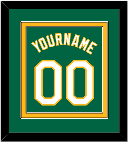 Oakland Name & Number - Alternate Kelly Green - Signature Tier 2