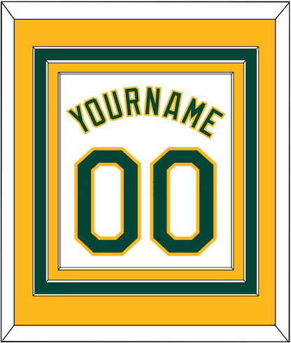 Oakland Name & Number - Home White - Premier Tier 3